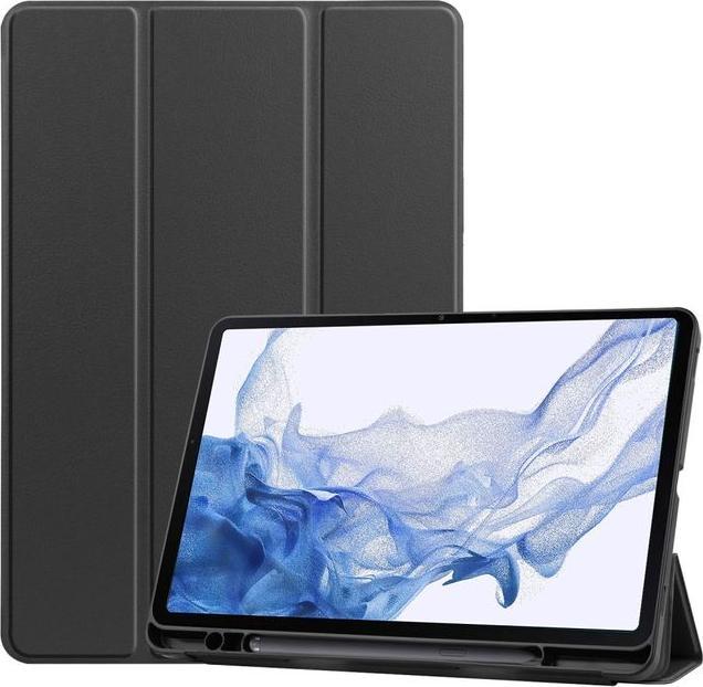 Actual product image MU Classic Triple foldable leather cover (Galaxy Tab S8)