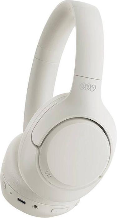 QCY Słuchawki bezprzewodowe H3 (białe) (ANC, 60 h, Wireless)