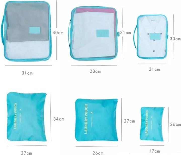 Produktbild JTI Organizer-Set für Reisetaschen - Orange