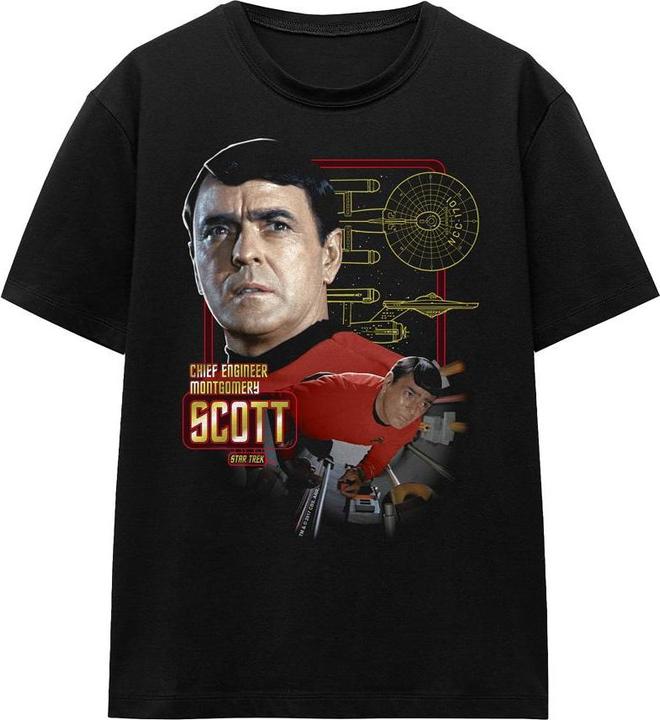 Actual product image Unisex Adult Chief Engineer Scott T-Shirt (L)