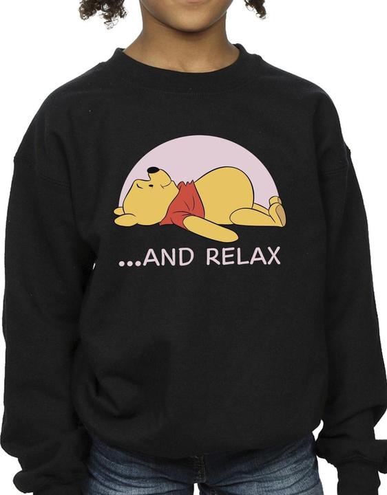 Actual product image Disney Girls Winnie The Pooh Relax Sweatshirt (140, 146)
