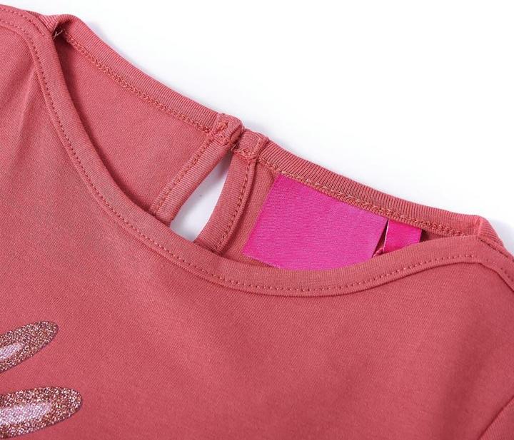 Immagine prodotto VidaXL Camicia da bambino a maniche lunghe rosa scuro 116,Materiale: 95 % cotone. 5 (116)