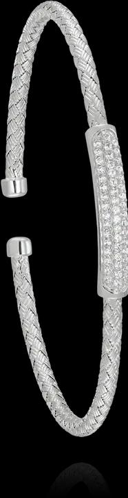 Immagine prodotto Charles Garnier Bracciale in argento e zirconi (35.75 cm, Argento)