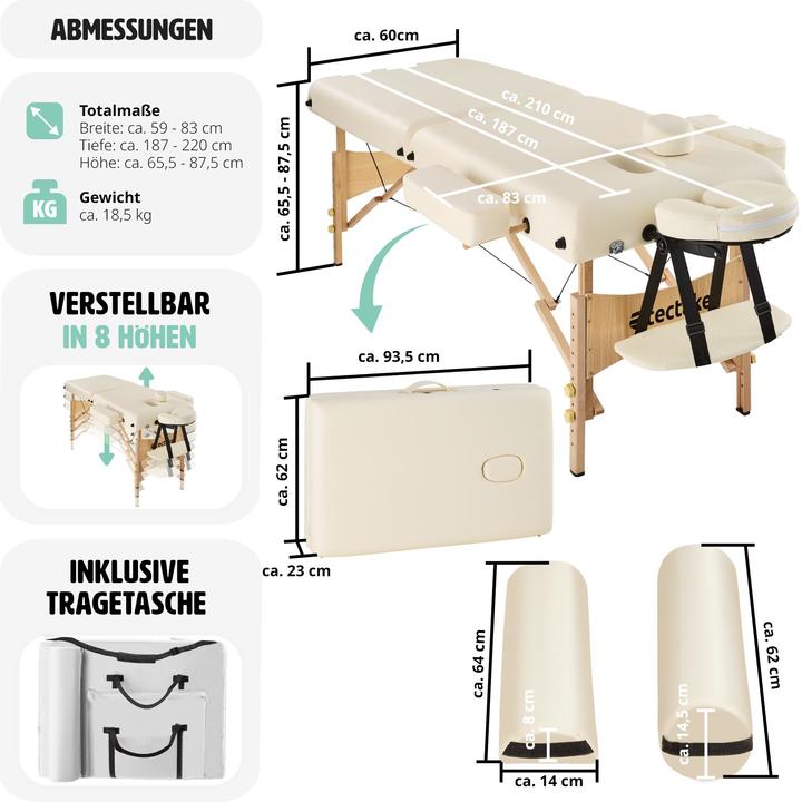 Image du produit tectake Table de massage