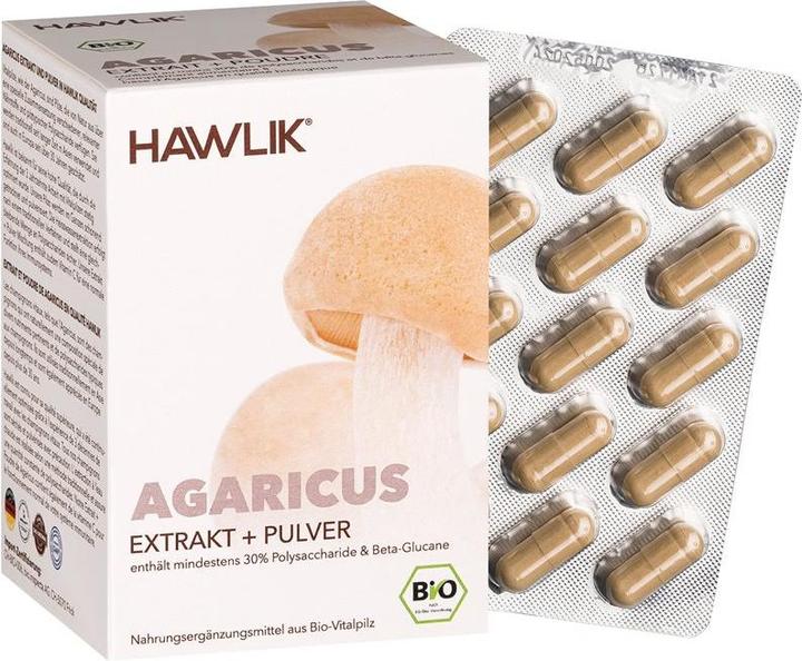 Immagine prodotto Hawlik Agaricus Extrakt+ (120 Pezzo/i, Pillole, 110 g)