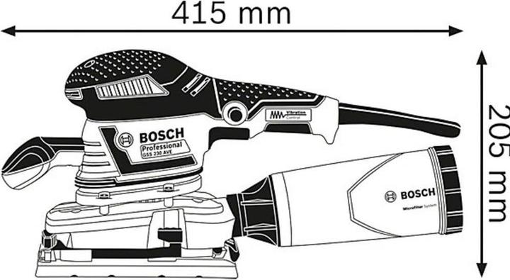 Actual product image Bosch Professional Orbital sander GSS 230 AVE, in box (Sander, 300 W)