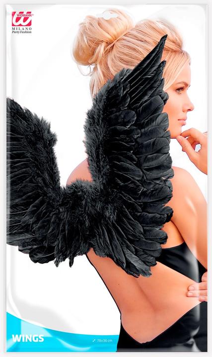 Image du produit Widmann Ailes noir 86x31cm