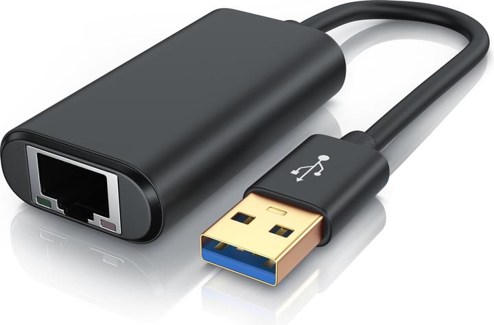 Actual product image Primewire Network adapter, USB 3.0 to RJ45 socket network adapter compatible with Nintendo Switch, 12 cm (USB 3.0, RJ45 (1x))