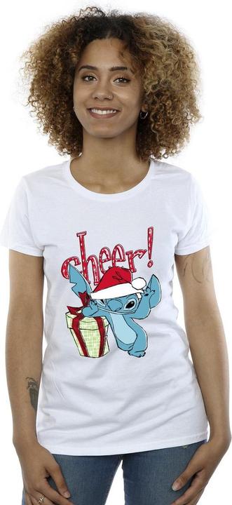 Actual product image Disney Womens/Ladies Lilo And Stitch Cheer Cotton T-Shirt (S)