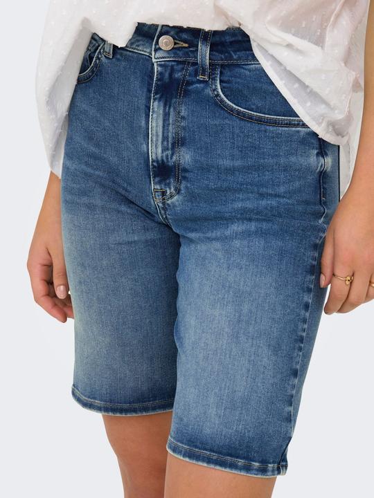 Immagine prodotto Only Normal geschnitten Hohe Taille 5-Pocket-Shorts Jeans-Shorts (XL)