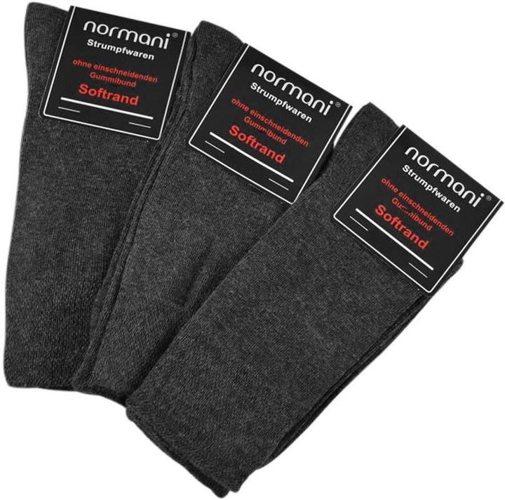 Produktbild Normani 6 Paar Komfortsocken mit Softrand und Frotteesohle (6er Pack, 39 - 42)
