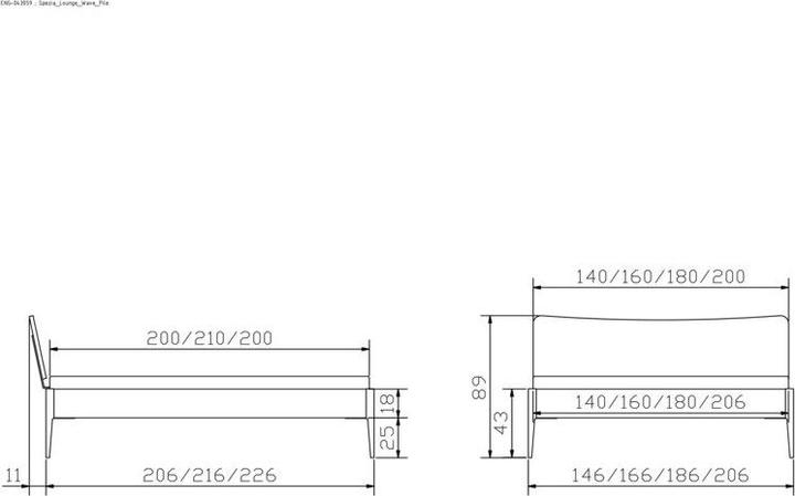 Produktbild Hasena Spezia 25 (160 x 200 cm)