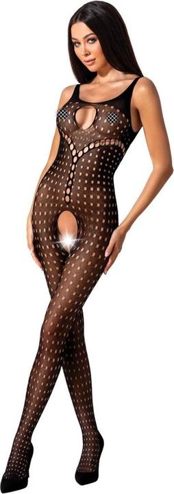 Passion Woman Bs078 Bodystocking Talla Unica Negro (One size)