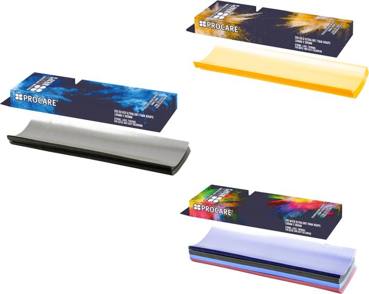Produktbild Procare Premium U-Lite Foam Wraps 100x 300 mm silver 200 Stk