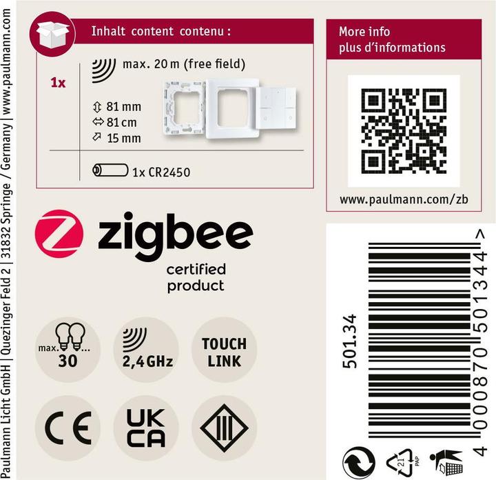 Produktbild Paulmann Smart Home Switch