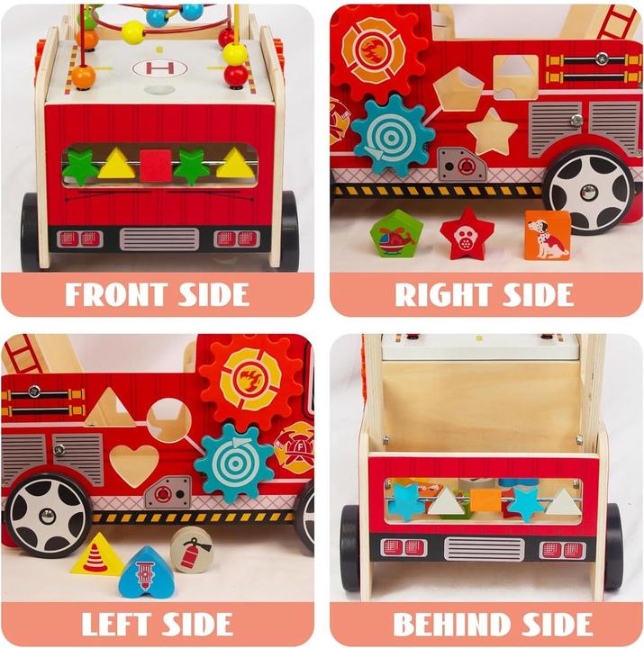 Produktbild Woodenfun Lauflernwagen