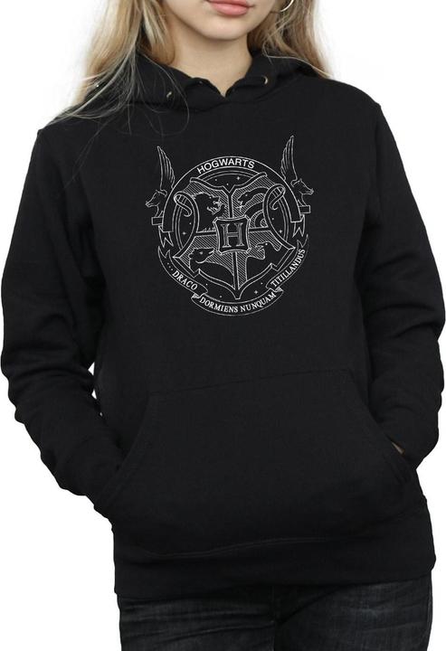 Actual product image Womens/Ladies Hogwarts Seal Hoodie (XXL)