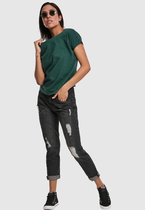 Actual product image Urban Classics Ladies Yarn Dyed Baby Stripe Tee (L)