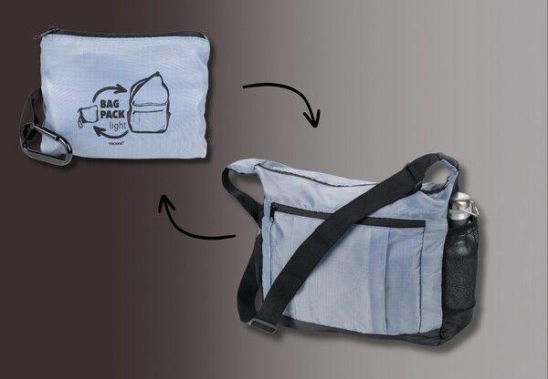 Produktbild Troika BAG PACK Schultertasche faltbar, grau