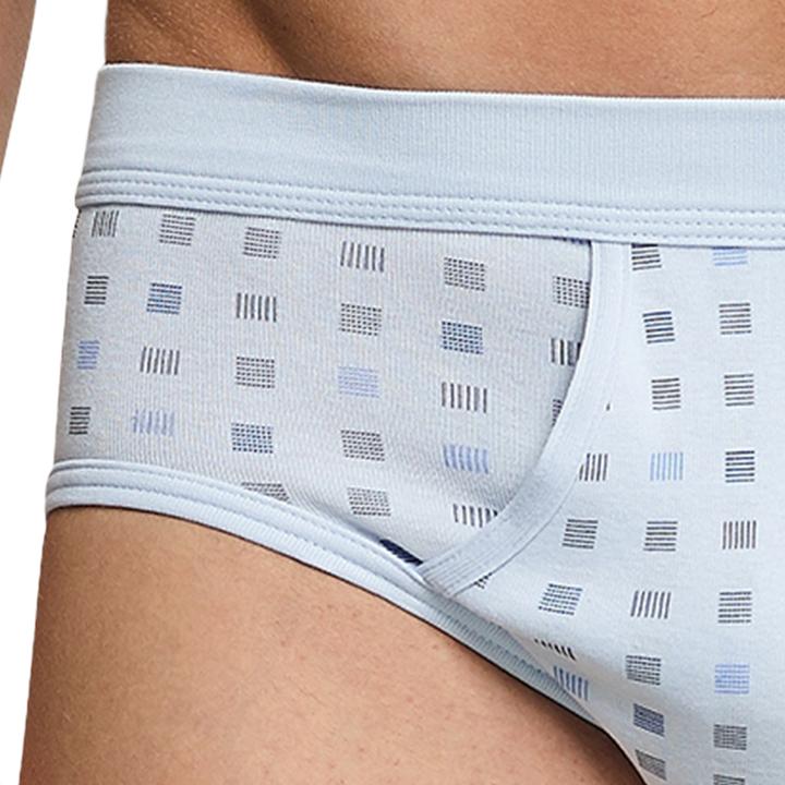 Immagine prodotto Schiesser Confezione da 4 slip sportivi a costine sottili in cotone Essentials (L, confezione da 4)