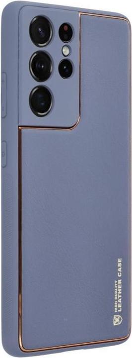 Image du produit OEM Back panel cover LEATHER case for SAMSUNG S24 Plus blue (Samsung Galaxy S24+)