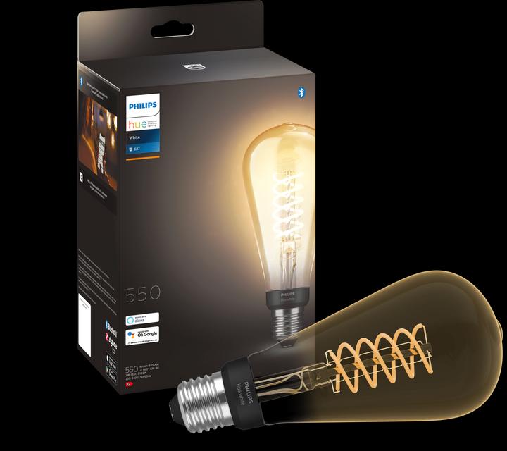 Produktbild Philips Hue Philips E27 Einzelpack Giant Edison (E27, 7 W, 550 lm, 1 x, G)