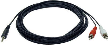 Produktbild Eaton 3.5mm Mini Stereo to RCA Audio Y Splitter Adapter Cable M/2xM 12ft. 3.7m (3.70 m)