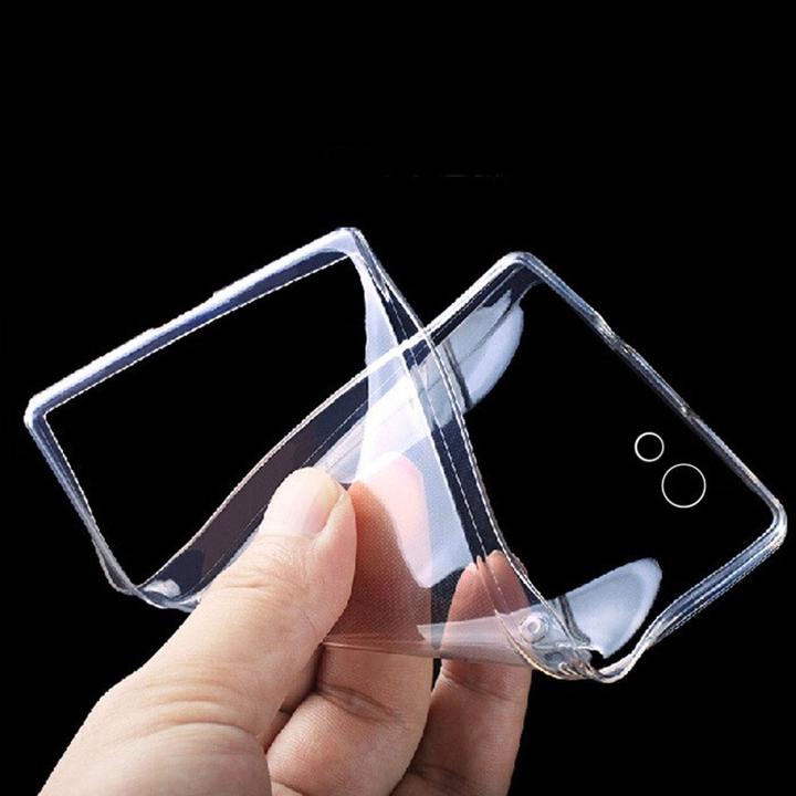 Actual product image König Design Sony Xperia Z2 Sleeve Transparent Silicone Case Clear Mobile Phone Cover (Sony Xperia Z2)