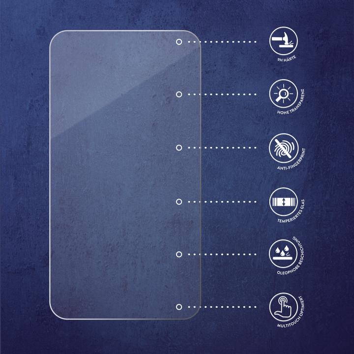 Actual product image Savvies Tempered Glass (3 Piece, Apple iPhone 13 Pro)
