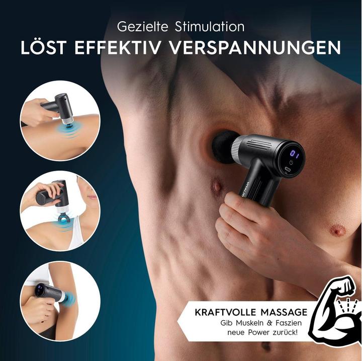 Immagine prodotto Vitalmaxx Pistola da massaggio Mini-Gun 5 pezzi