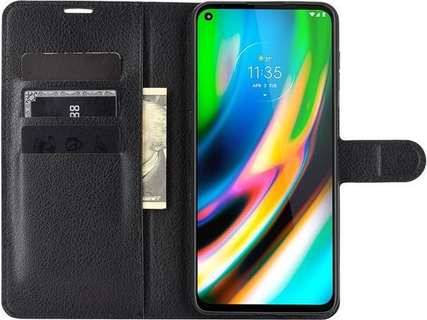 Produktbild MU Classic Litchi Leder Bookcover Series (Motorola Moto G9 Plus)