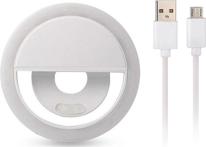 Produktbild Techsuit - Ring Light (RL-01) - for Mobile Phone - White