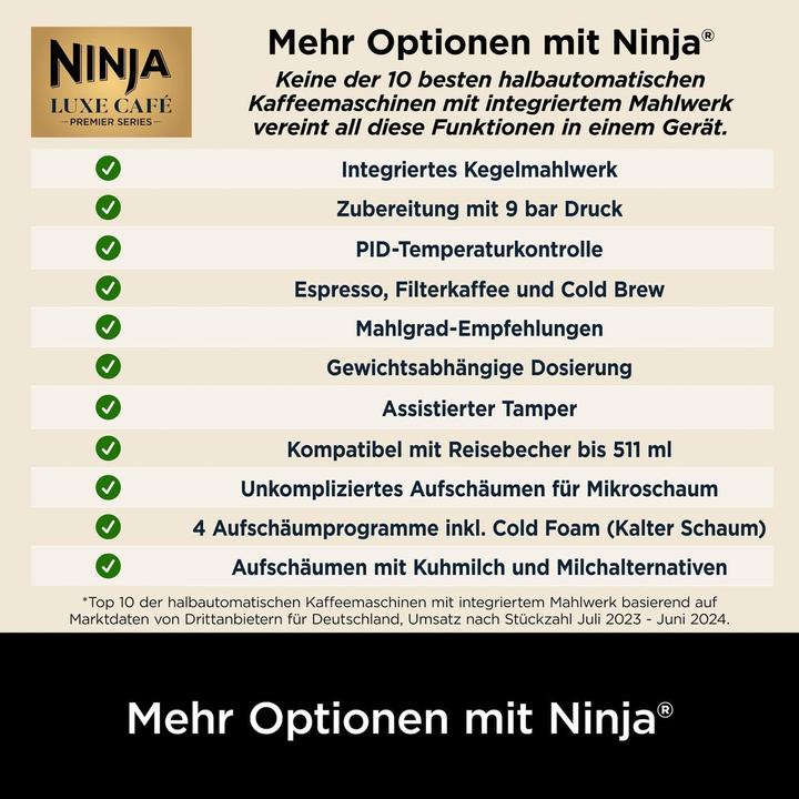 Valeurs nutritives et ingrédients Ninja ES601 (Prise UE)