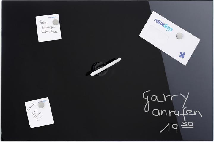 Actual product image Relaxdays Magnetic Dry Erase Board (Magnet board, 80 x 50 cm)