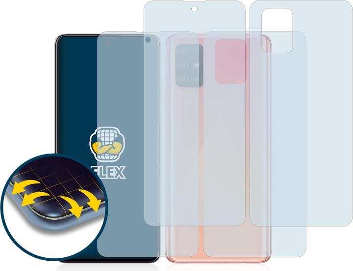 Actual product image BROTECT Full-Cover Protector (2 Piece, Samsung Galaxy A51)