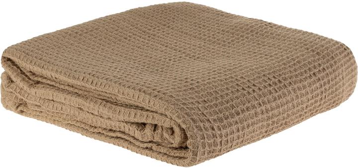 Actual product image Cocon Cotton blanket 150 x 200 cm, taupe (150 x 200 cm)