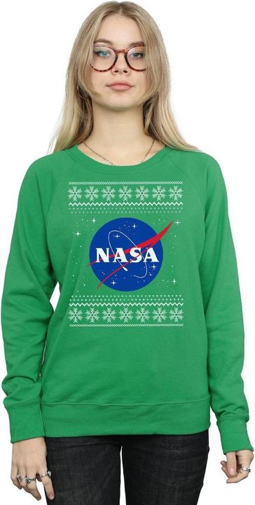 Actual product image Nasa Womens/Ladies Classic Fair Isle Sweatshirt (M)