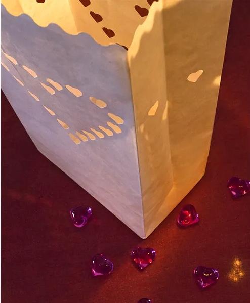Actual product image Partydeco Lanterns, candle bags, 15 x 9 x 26cm (1 pkt / 10 pc.) (10 pcs.)