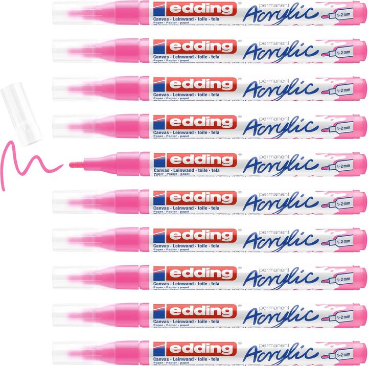 Produktbild Edding Acrylmarker 5300 (Neonpink, 2 mm, 1 x)