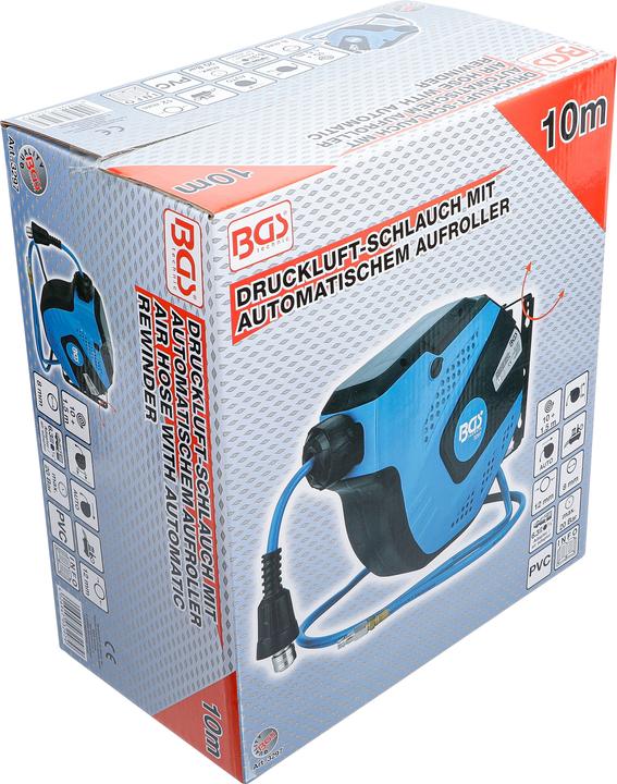 Immagine prodotto BGS Enrouleur air mural | automatique | 10 m