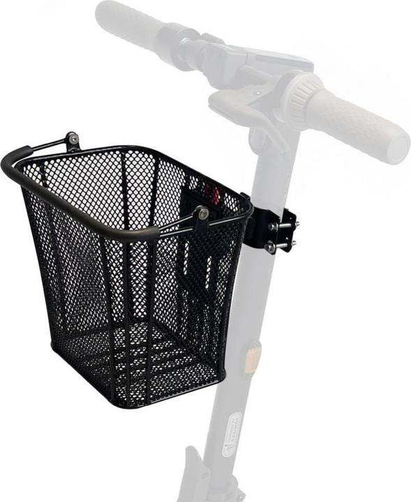 4Kom Bicycle accessory OEM Bike / scooter metal basket for handlebar FSBKT-226 black
