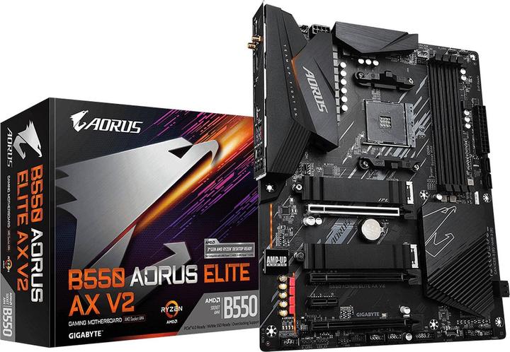 Gigabyte B550 Aorus elite AX V2 (AM4, AMD B550, ATX)