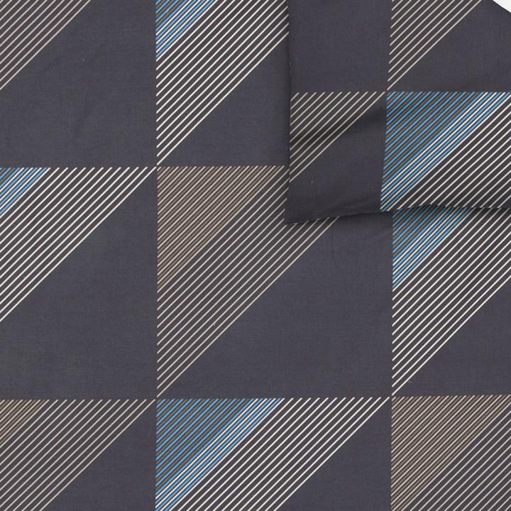 Produktbild Janine Mako-Satin Bettwäsche J.D. 87065 nachtschattenblau (Duvetbezug, 80x80 cm)