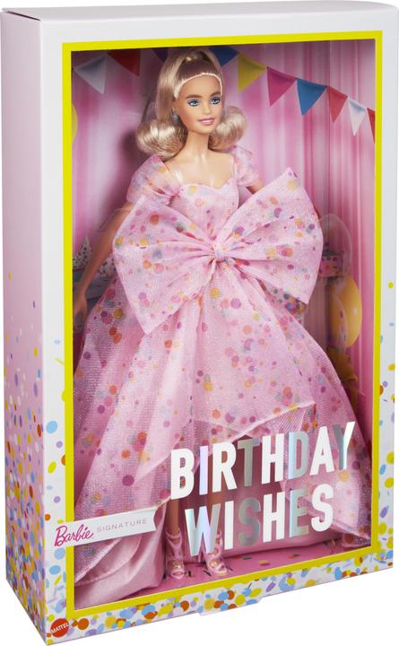 Actual product image Barbie Signature Birthday Wishes Doll and Outfits