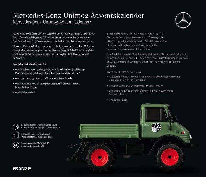 Produktbild Franzis Mercedes-Benz Unimog