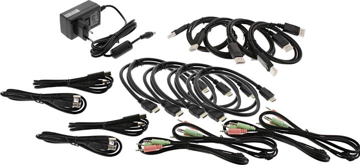 Actual product image InLine KVM Switch 4-way Dual Monitor