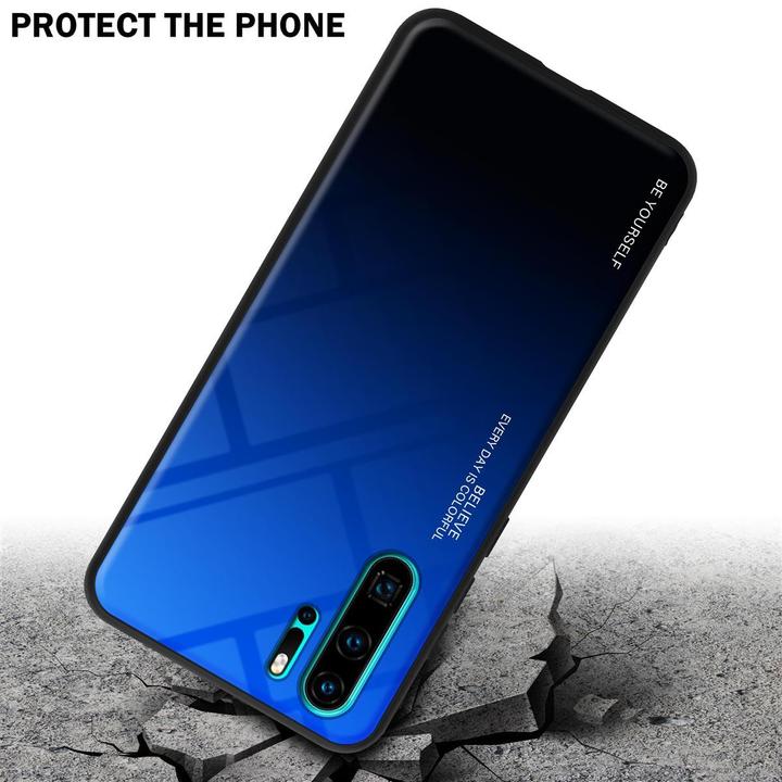 Actual product image Cadorabo TPU 2 colors glass cover (Huawei P30 Pro)