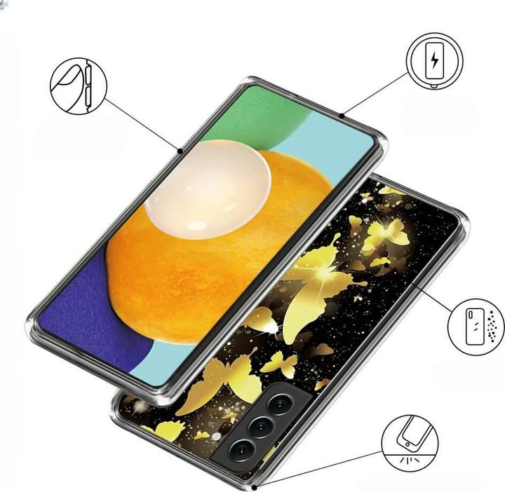 Immagine prodotto Cover-Discount Custodia per cellulare IMD butterfly oro (Samsung Galaxy S24)