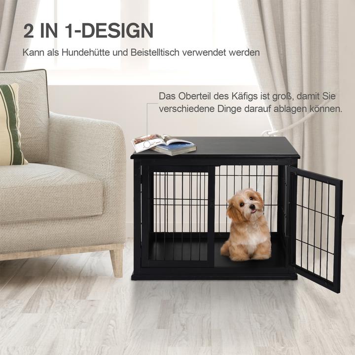 Image du produit PawHut Cage pour chiens (Chien, Verrouillable)