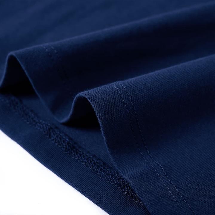 Produktbild VidaXL Kinder-Langarmshirt Marineblau 92,Material: 95 % Baumwolle (92)